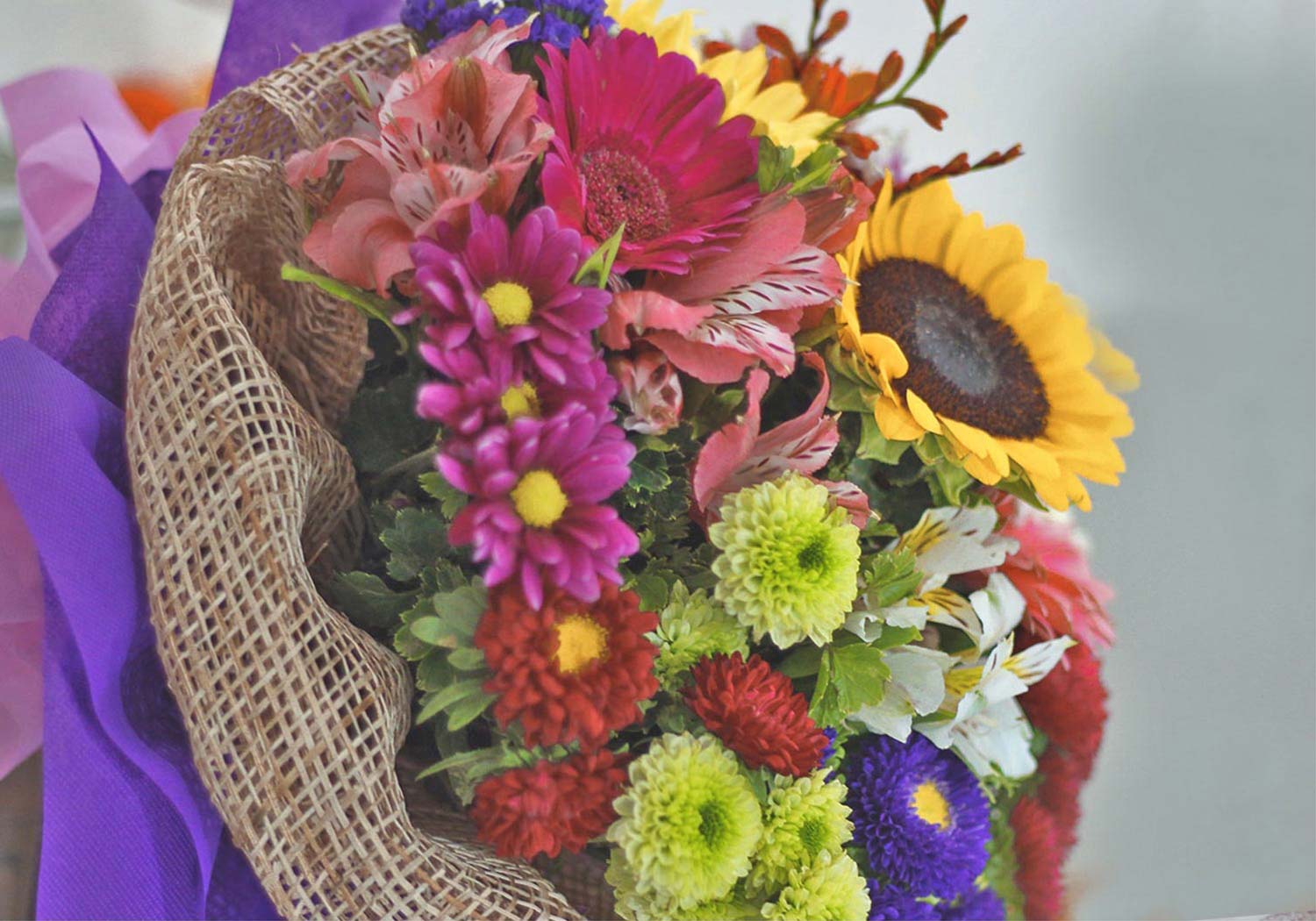 a-bouquet-of-mixed-colorful-flowers